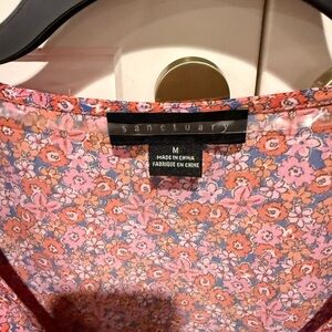 Sanctuary Pink and Orange Floral Top